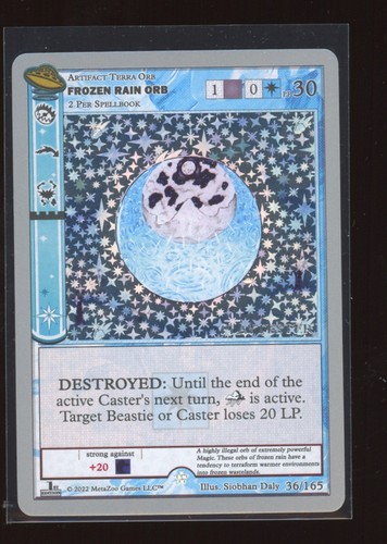 Frozen rain orb metazoo - rain, holo