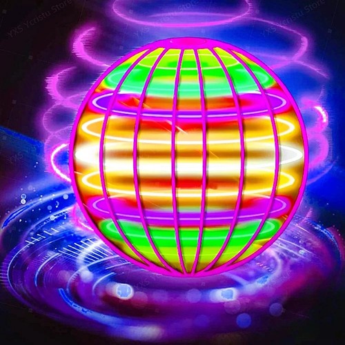 Led flying spinner ball - led,