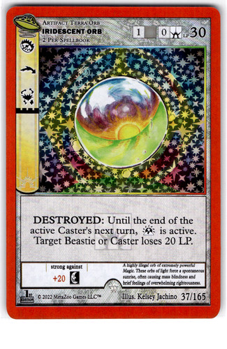 Iridescent orb reverse holo - reverse,